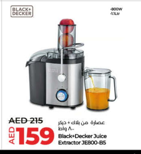 BLACK+DECKER Juicer available at Lulu Hypermarket in UAE - Dubai