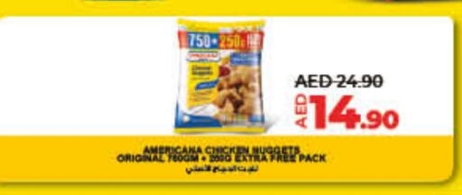 AMERICANA Chicken Nuggets available at Lulu Hypermarket in UAE - Dubai