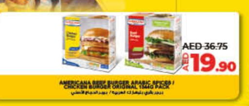 AMERICANA Chicken Burger available at Lulu Hypermarket in UAE - Dubai