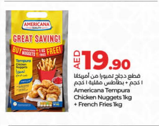 AMERICANA Chicken Nuggets available at Lulu Hypermarket in UAE - Dubai