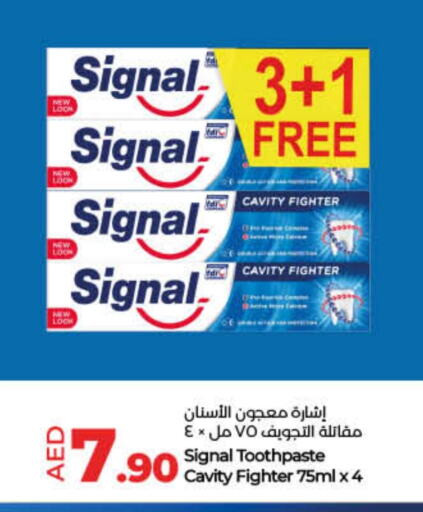 SIGNAL Toothpaste available at Lulu Hypermarket in UAE - Dubai