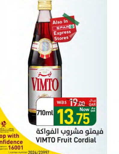 VIMTO available at SPAR in Qatar - Al Khor