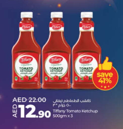 TIFFANY Tomato Ketchup available at Lulu Hypermarket in UAE - Umm al Quwain