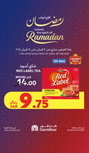 RED LABEL Tea Bags available at Carrefour in KSA, Saudi Arabia, Saudi - Jeddah