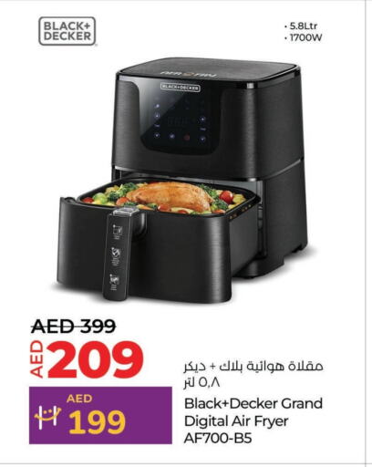 BLACK+DECKER Air Fryer available at Lulu Hypermarket in UAE - Umm al Quwain