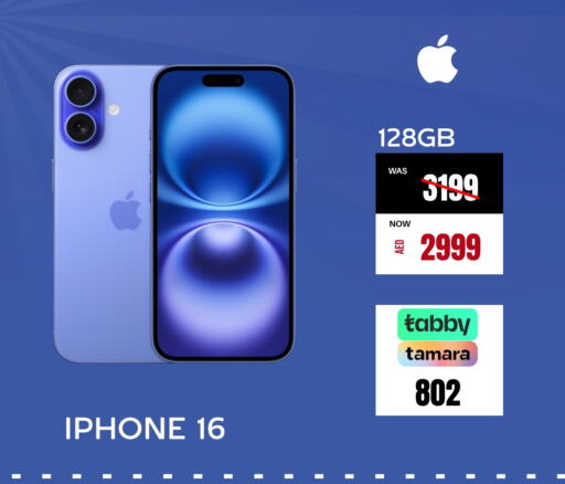 APPLE iPhone 16 available at Britstar Mobiles in UAE - Abu Dhabi