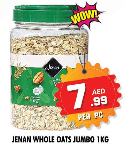 JENAN Oats available at NIGHT TO NIGHT DEPARTMENT STORE in UAE - Sharjah / Ajman