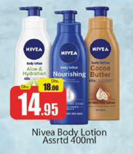 Nivea Body Lotion & Cream available at Al Madina  in UAE - Dubai