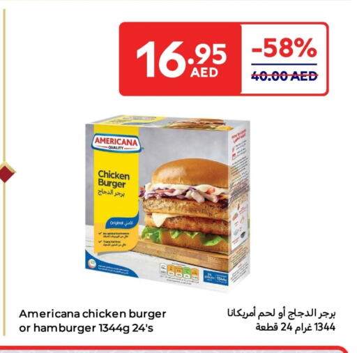 AMERICANA Chicken Burger available at Carrefour UAE in UAE - Dubai