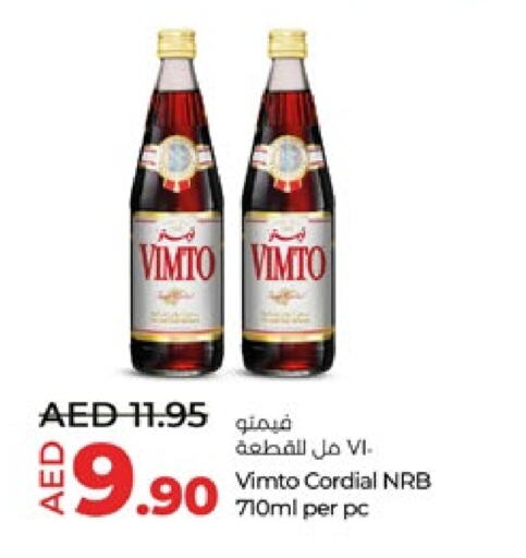 VIMTO available at Lulu Hypermarket in UAE - Abu Dhabi