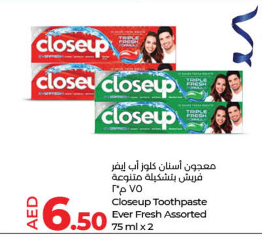 CLOSE UP Toothpaste available at Lulu Hypermarket in UAE - Dubai