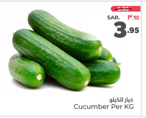 Cucumber available at Hyper Al Wafa in KSA, Saudi Arabia, Saudi - Mecca