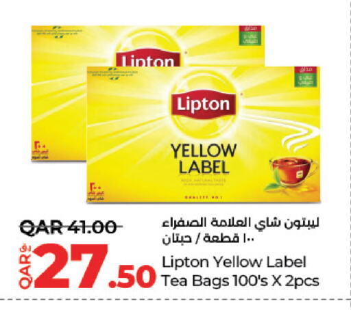 Lipton Tea Bags available at LuLu Hypermarket in Qatar - Al Wakra