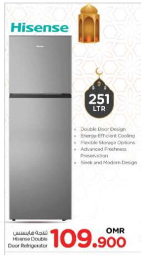 HISENSE Refrigerator available at Nesto Hyper Market   in Oman - Muscat