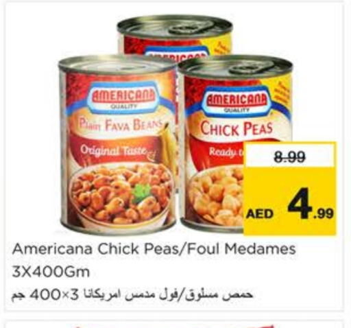 AMERICANA Chick Peas available at Nesto Hypermarket in UAE - Sharjah / Ajman