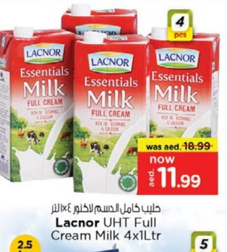 LACNOR Full Cream Milk available at Nesto Hypermarket in UAE - Sharjah / Ajman