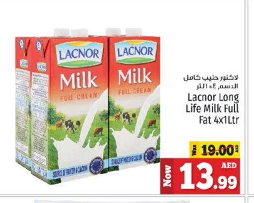 LACNOR Full Cream Milk available at Kenz Hypermarket in UAE - Sharjah / Ajman