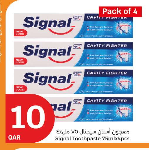 SIGNAL Toothpaste available at City Hypermarket in Qatar - Al Wakra