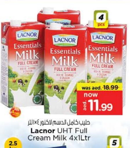 LACNOR Full Cream Milk available at Last Chance  in UAE - Fujairah