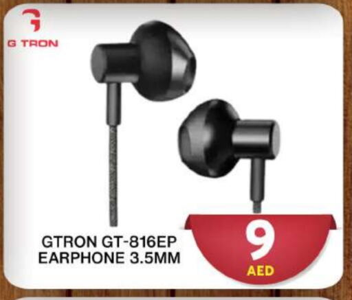 GTRON Earphone available at Grand Hyper Market in UAE - Dubai