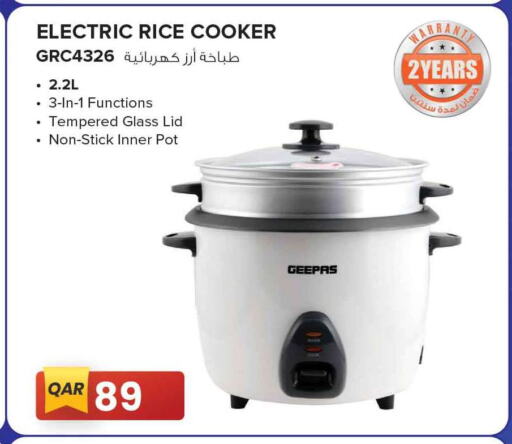 GEEPAS Rice Cooker available at Safari Hypermarket in Qatar - Al Rayyan