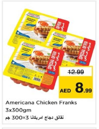 AMERICANA Chicken Franks available at Nesto Hypermarket in UAE - Dubai