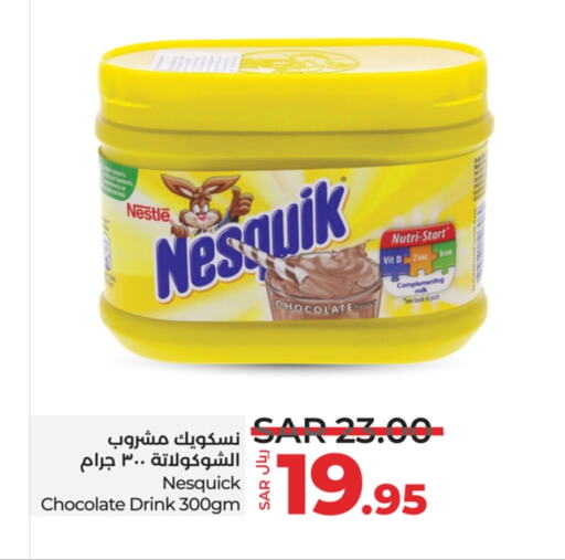 NESQUIK available at LULU Hypermarket in KSA, Saudi Arabia, Saudi - Tabuk