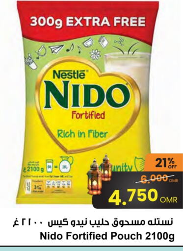 NIDO Milk Powder available at Sultan Center  in Oman - Muscat