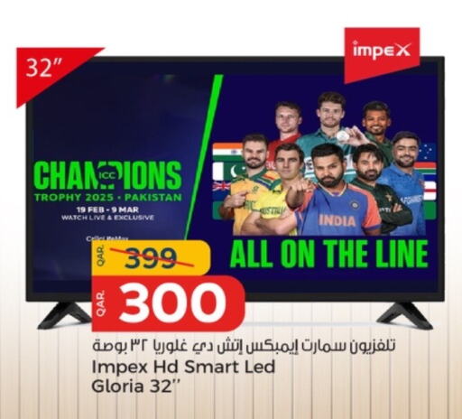 IMPEX Smart TV available at Paris Hypermarket in Qatar - Al-Shahaniya