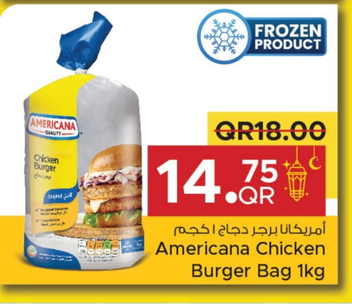 AMERICANA Chicken Burger available at Family Food Centre in Qatar - Al Wakra