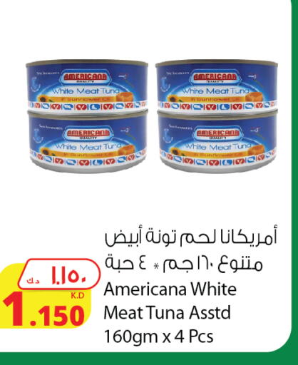 أمريكانا تونة - معلب available at شركة المنتجات الزراعية الغذائية in الكويت - محافظة الجهراء