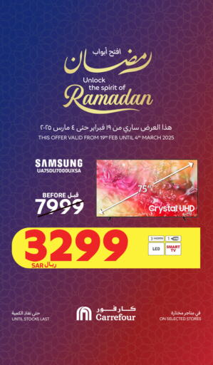 SAMSUNG Smart TV available at Carrefour in KSA, Saudi Arabia, Saudi - Sakaka