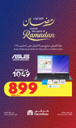 ASUS Laptop available at Carrefour in KSA, Saudi Arabia, Saudi - Najran