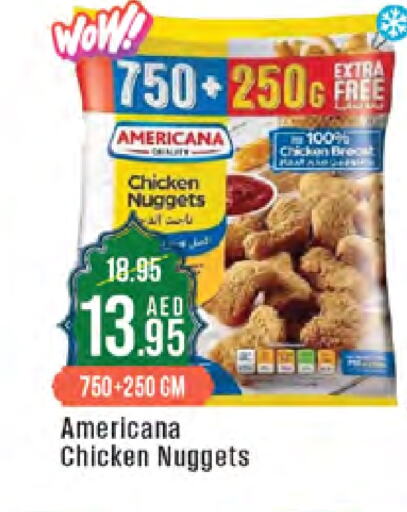 AMERICANA Chicken Nuggets available at West Zone Supermarket in UAE - Sharjah / Ajman