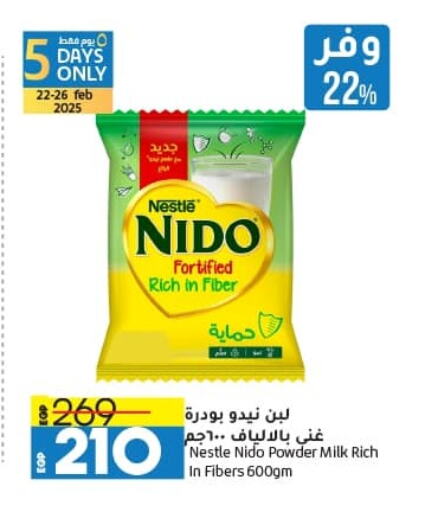 NIDO Milk Powder available at Lulu Hypermarket  in Egypt - Cairo