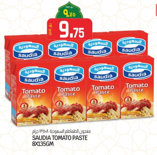 SAUDIA Tomato Paste available at Saudia Hypermarket in Qatar - Al-Shahaniya