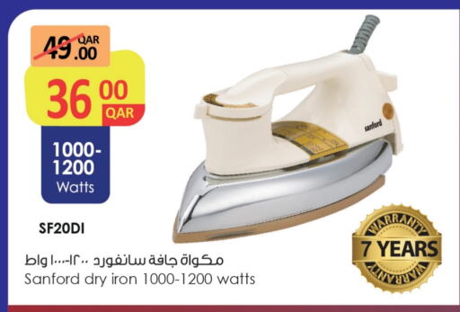 SANFORD Ironbox available at Saudia Hypermarket in Qatar - Al Daayen