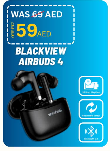 BLACKVIEW Earphone available at Nesto Hypermarket in UAE - Umm al Quwain