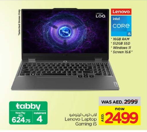 LENOVO Laptop available at Nesto Hypermarket in UAE - Dubai