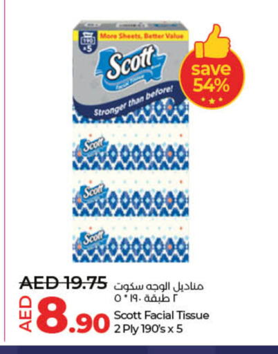 SCOTT available at Lulu Hypermarket in UAE - Umm al Quwain