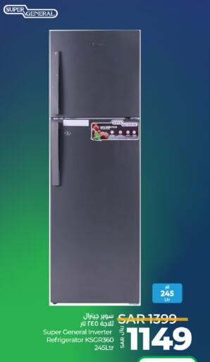 SUPER GENERAL Refrigerator available at LULU Hypermarket in KSA, Saudi Arabia, Saudi - Unayzah