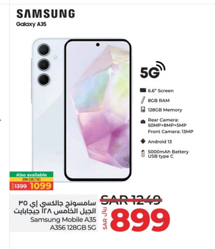 SAMSUNG available at LULU Hypermarket in KSA, Saudi Arabia, Saudi - Hafar Al Batin