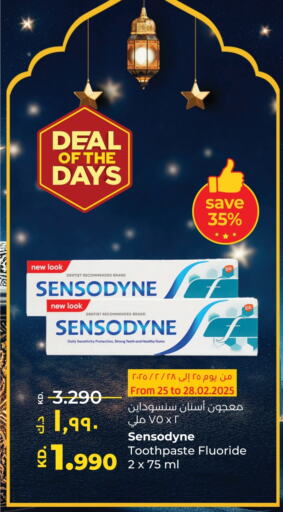 SENSODYNE Toothpaste available at Lulu Hypermarket  in Kuwait - Kuwait City