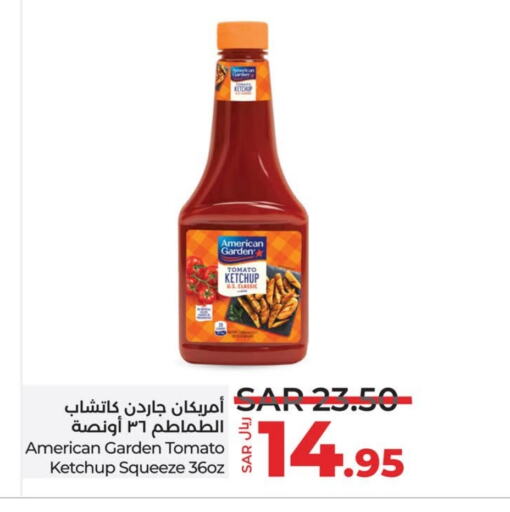 AMERICAN GARDEN Tomato Ketchup available at LULU Hypermarket in KSA, Saudi Arabia, Saudi - Riyadh