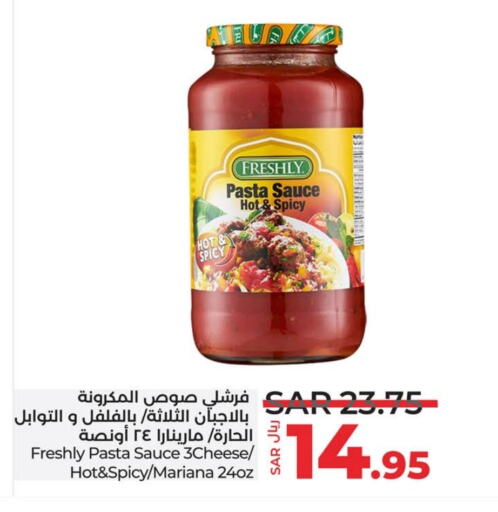 FRESHLY Hot Sauce available at LULU Hypermarket in KSA, Saudi Arabia, Saudi - Unayzah