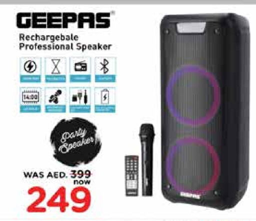 GEEPAS Speaker available at Nesto Hypermarket in UAE - Sharjah / Ajman