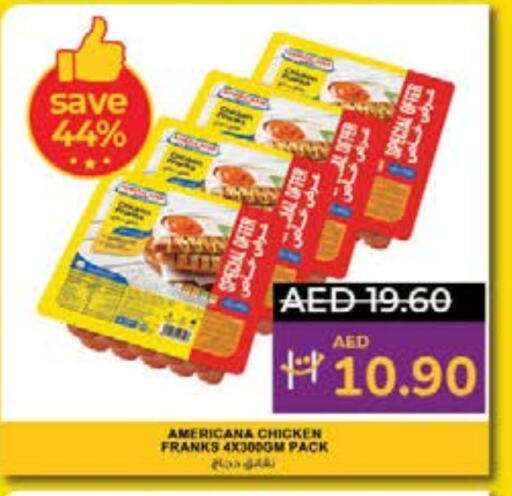 AMERICANA Chicken Franks available at Lulu Hypermarket in UAE - Fujairah