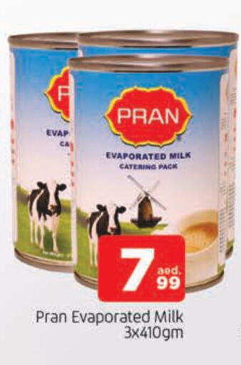 PRAN Evaporated Milk available at AL MADINA in UAE - Sharjah / Ajman