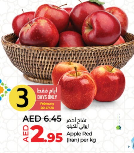 Apples from Iran available at Lulu Hypermarket in UAE - Abu Dhabi