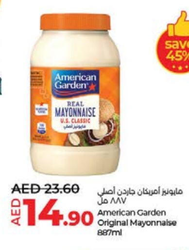 AMERICAN GARDEN Mayonnaise available at Lulu Hypermarket in UAE - Fujairah